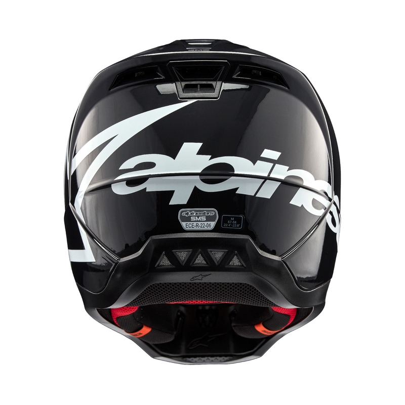 Alpinestars S-M5 Corp κράνος motocross σκούρο γκρι