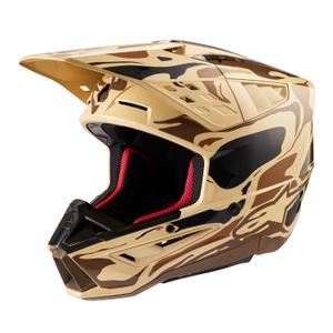 Alpinestars S-M5 Mineral κράνος motocross ματ σκούρο καφέ παραλλαγή