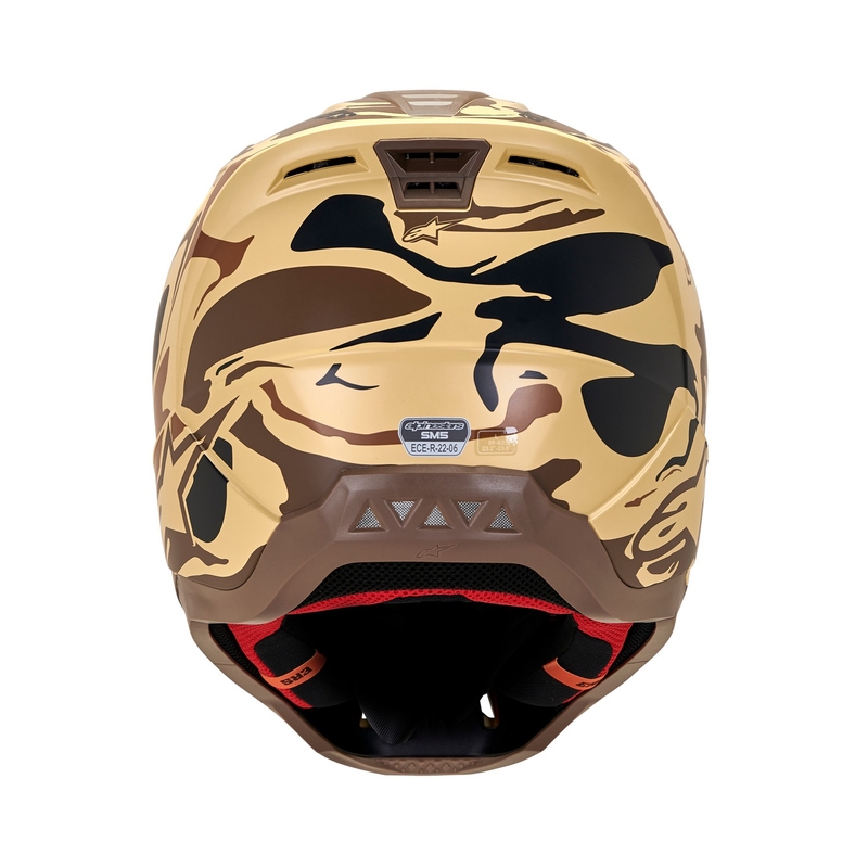 Alpinestars S-M5 Mineral κράνος motocross ματ σκούρο καφέ παραλλαγή