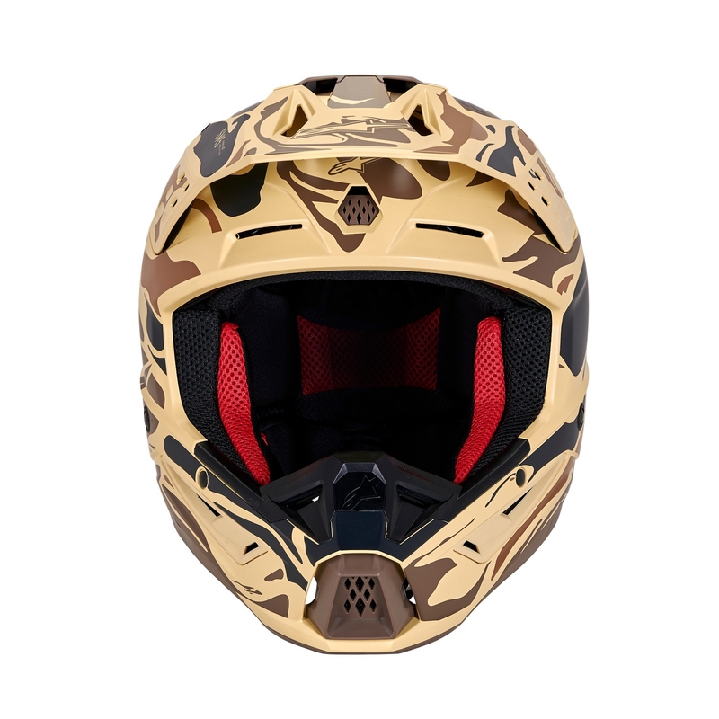 Alpinestars S-M5 Mineral κράνος motocross ματ σκούρο καφέ παραλλαγή
