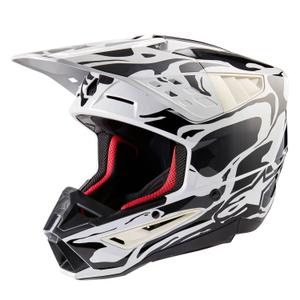 Κράνος motocross Alpinestars S-M5 Mineral γκρι παραλλαγή
