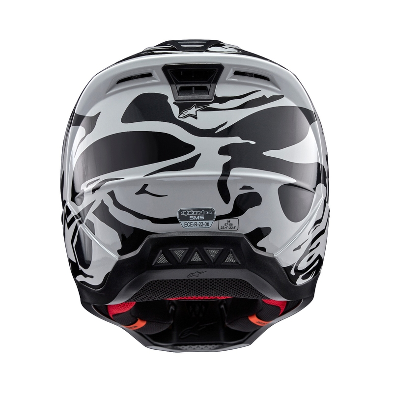 Κράνος motocross Alpinestars S-M5 Mineral γκρι παραλλαγή