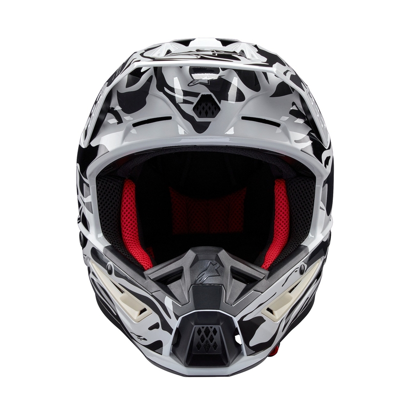 Κράνος motocross Alpinestars S-M5 Mineral γκρι παραλλαγή
