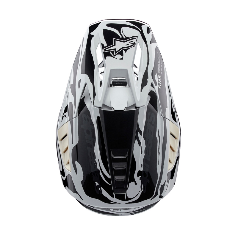 Κράνος motocross Alpinestars S-M5 Mineral γκρι παραλλαγή