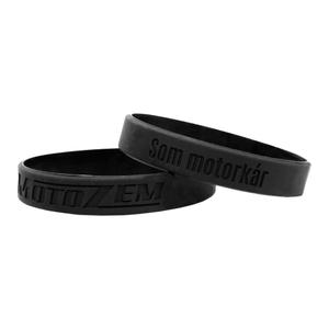 Βραχιόλι MotoZem SK I am a biker μαύρο