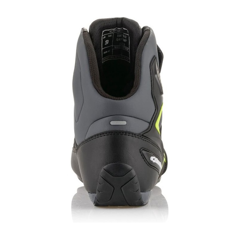 Alpinestars Faster-3 Drystar μαύρο-γκρι-φλούο κίτρινο μπότες μοτοσικλέτας