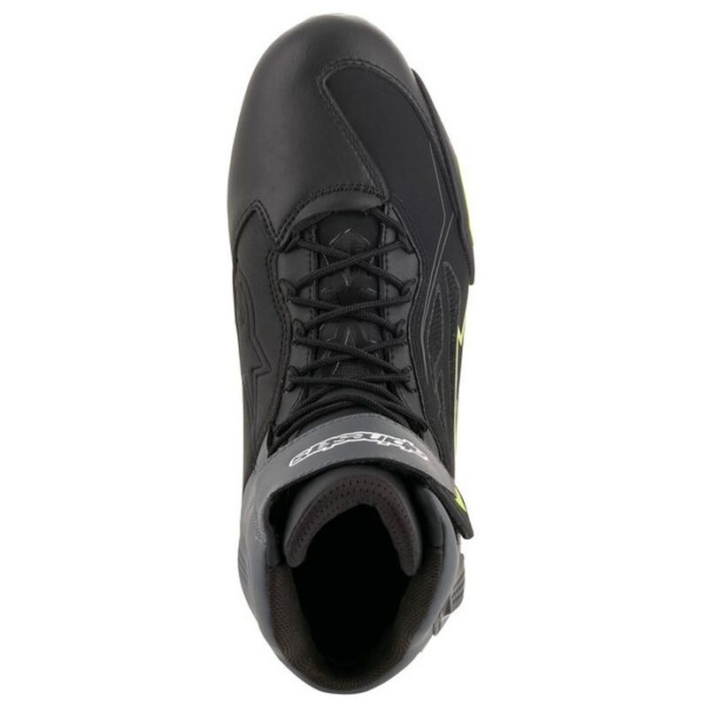 Alpinestars Faster-3 Drystar μαύρο-γκρι-φλούο κίτρινο μπότες μοτοσικλέτας
