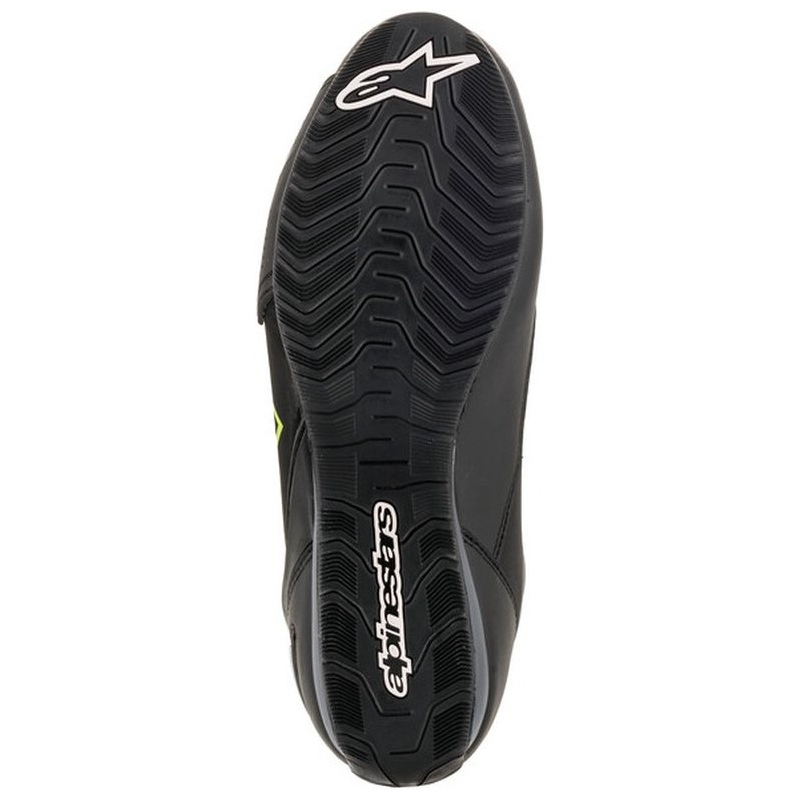 Alpinestars Faster-3 Drystar μαύρο-γκρι-φλούο κίτρινο μπότες μοτοσικλέτας