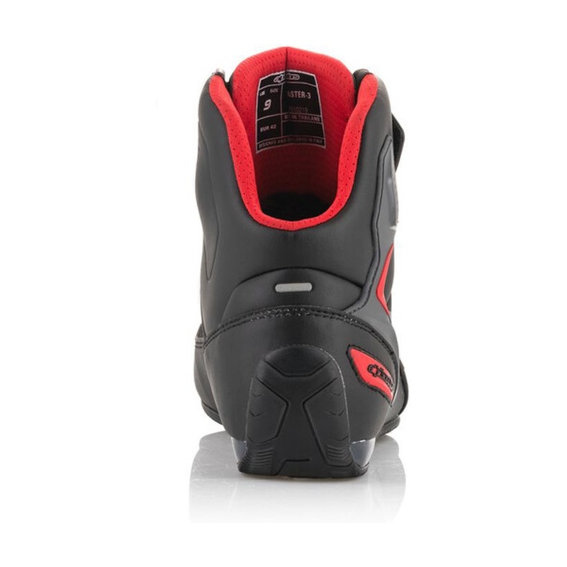 Alpinestars Faster-3 μαύρες-γκρι-κόκκινες μπότες μοτοσικλέτας
