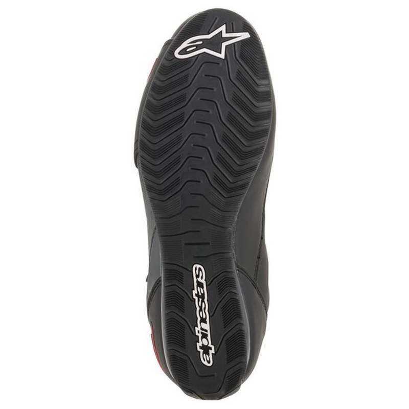 Alpinestars Faster-3 μαύρες-γκρι-κόκκινες μπότες μοτοσικλέτας