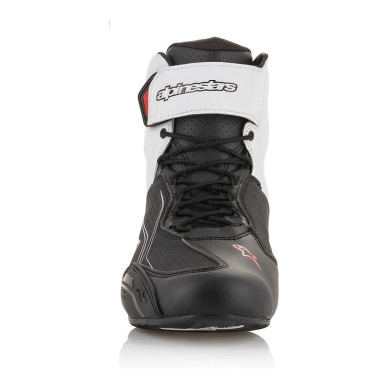 Alpinestars Faster-3 μαύρες, λευκές και κόκκινες μπότες μοτοσικλέτας