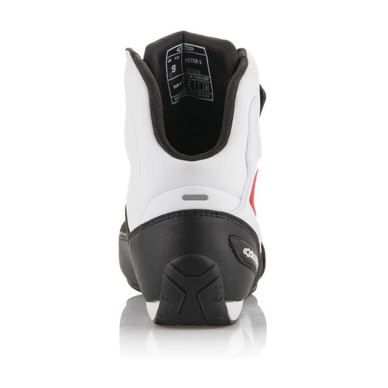 Alpinestars Faster-3 μαύρες, λευκές και κόκκινες μπότες μοτοσικλέτας