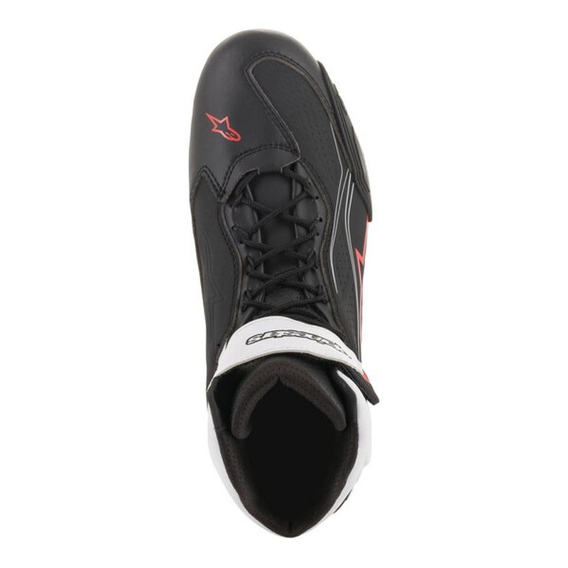Alpinestars Faster-3 μαύρες, λευκές και κόκκινες μπότες μοτοσικλέτας
