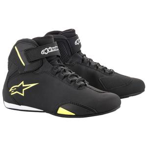 Alpinestars Sector Black-Fluo Yellow Μπότες μοτοσικλέτας