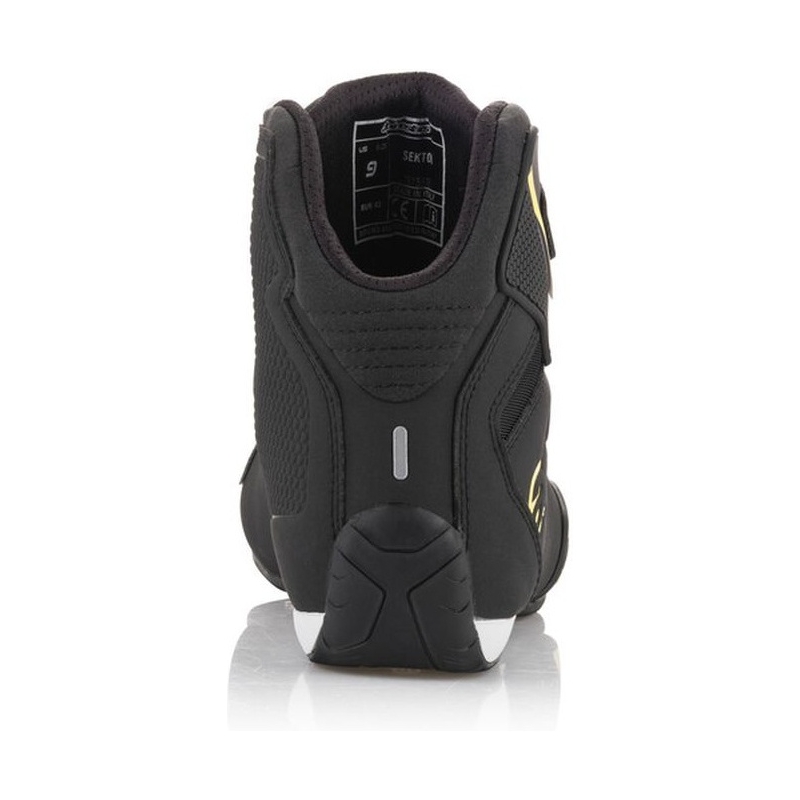 Alpinestars Sector Black-Fluo Yellow Μπότες μοτοσικλέτας