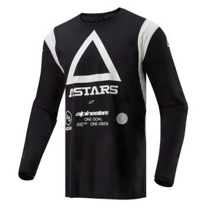 Alpinestars Techdura Motocross Jersey Μαύρο