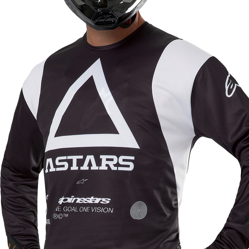 Alpinestars Techdura Motocross Jersey Μαύρο