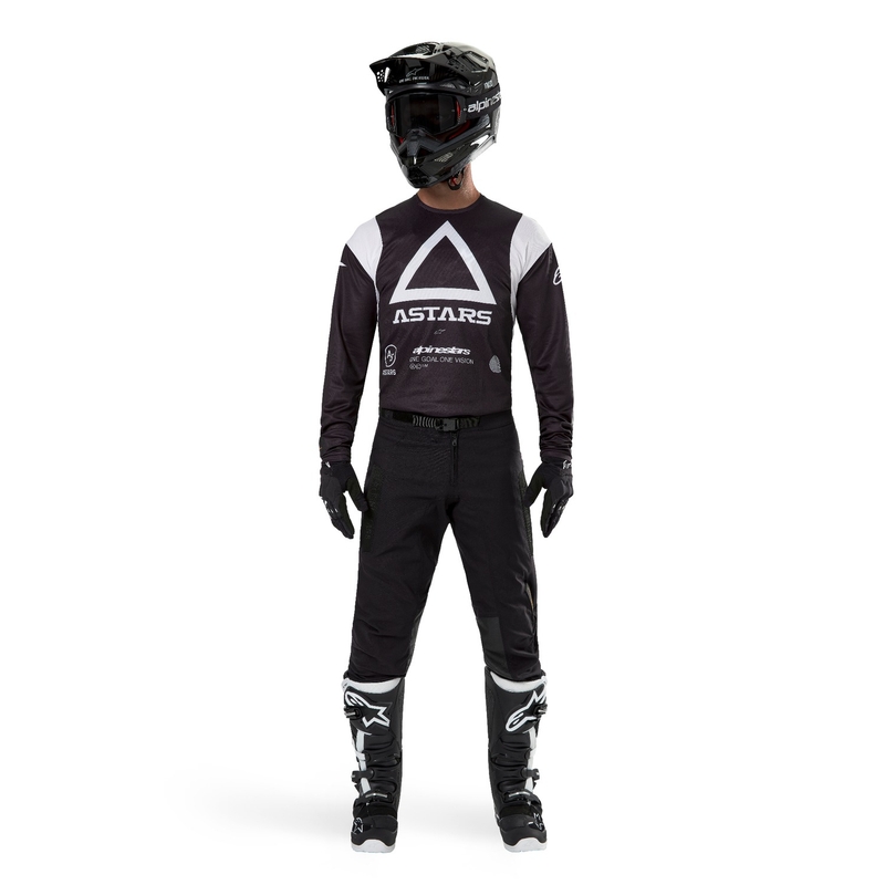 Alpinestars Techdura Motocross Jersey Μαύρο
