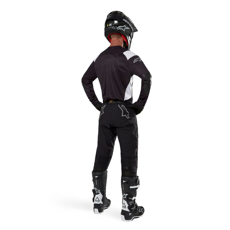 Alpinestars Techdura Motocross Jersey Μαύρο
