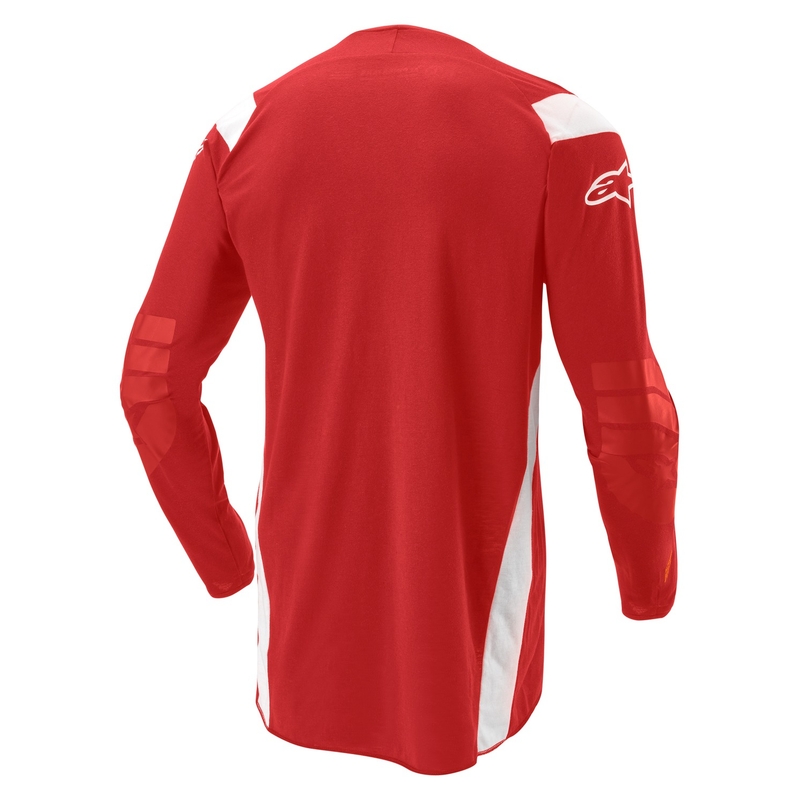 Alpinestars Techdura fluo κόκκινη φανέλα motocross