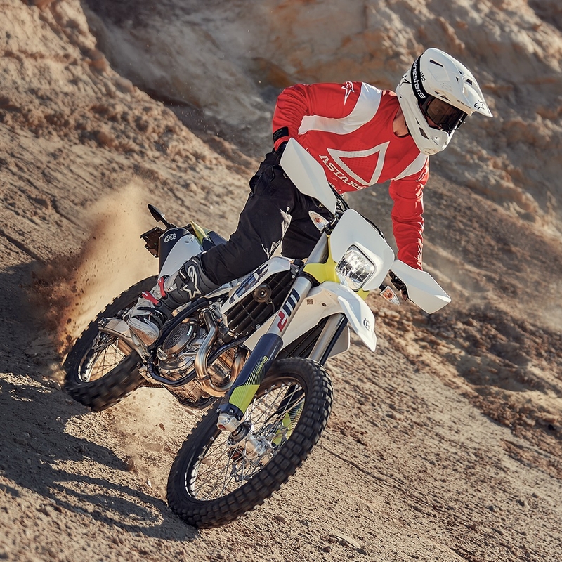 Alpinestars Techdura fluo κόκκινη φανέλα motocross