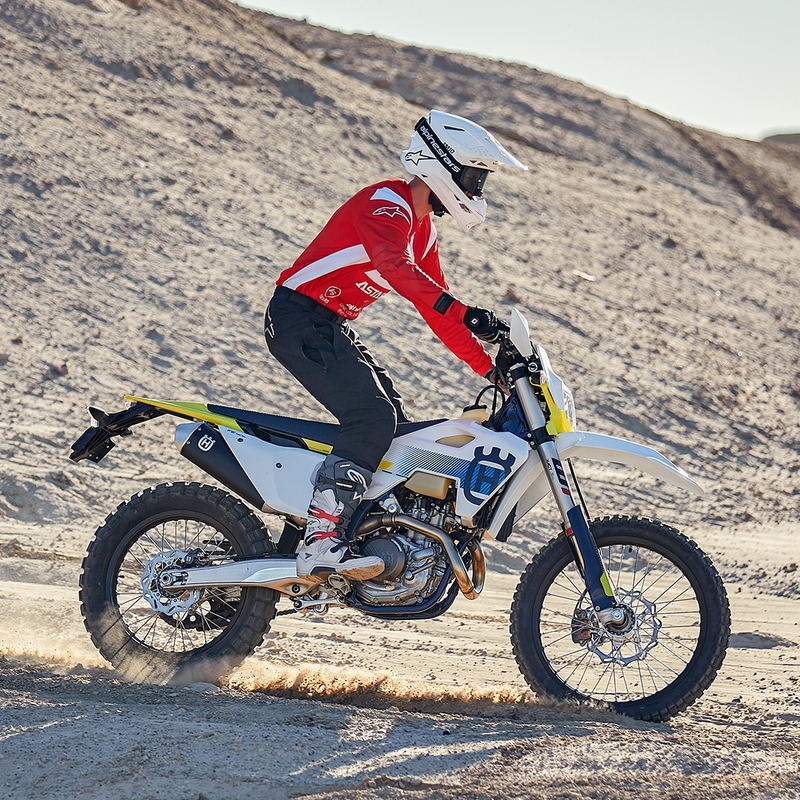 Alpinestars Techdura fluo κόκκινη φανέλα motocross