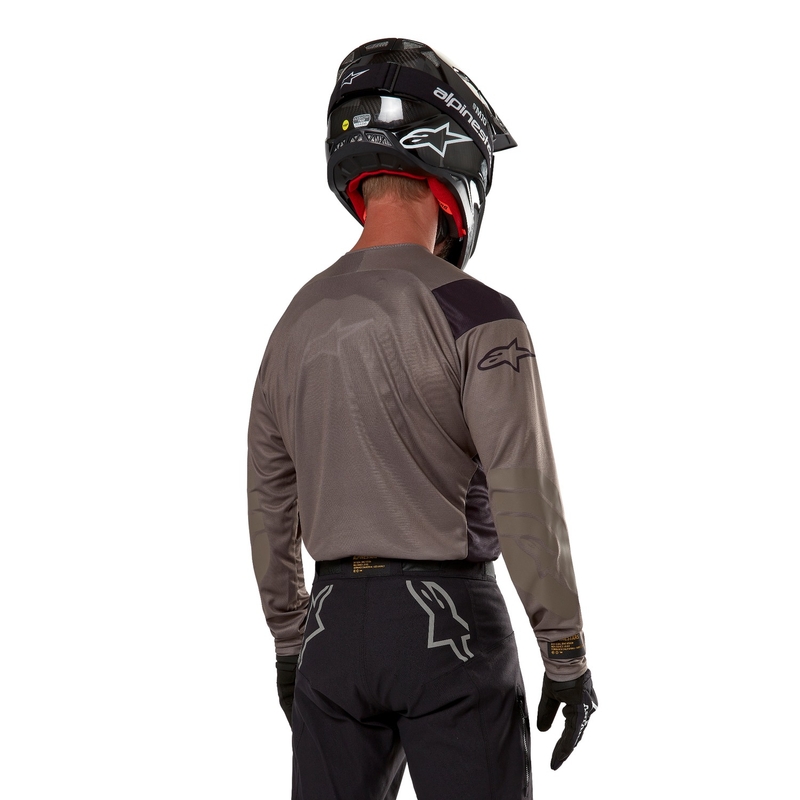 Alpinestars Techdura φανέλα motocross καφέ