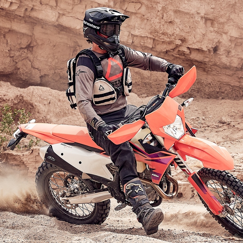 Alpinestars Techdura φανέλα motocross καφέ
