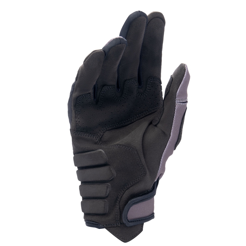Alpinestars Techdura γάντια motocross μαύρο-καφέ-φλούο κόκκινο
