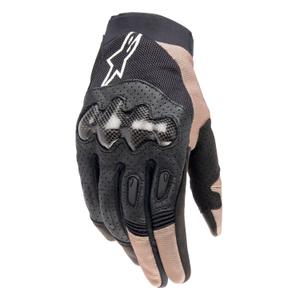 Alpinestars Megawatt 2 γάντια motocross μαύρο-καφέ-λευκό