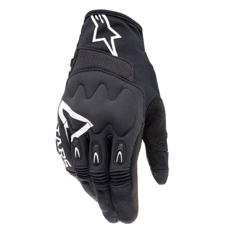 Alpinestars Techdura γάντια motocross μαύρα και λευκά