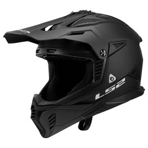 Κράνος Motocross LS2 MX708 Fast II Στερεό ματ μαύρο