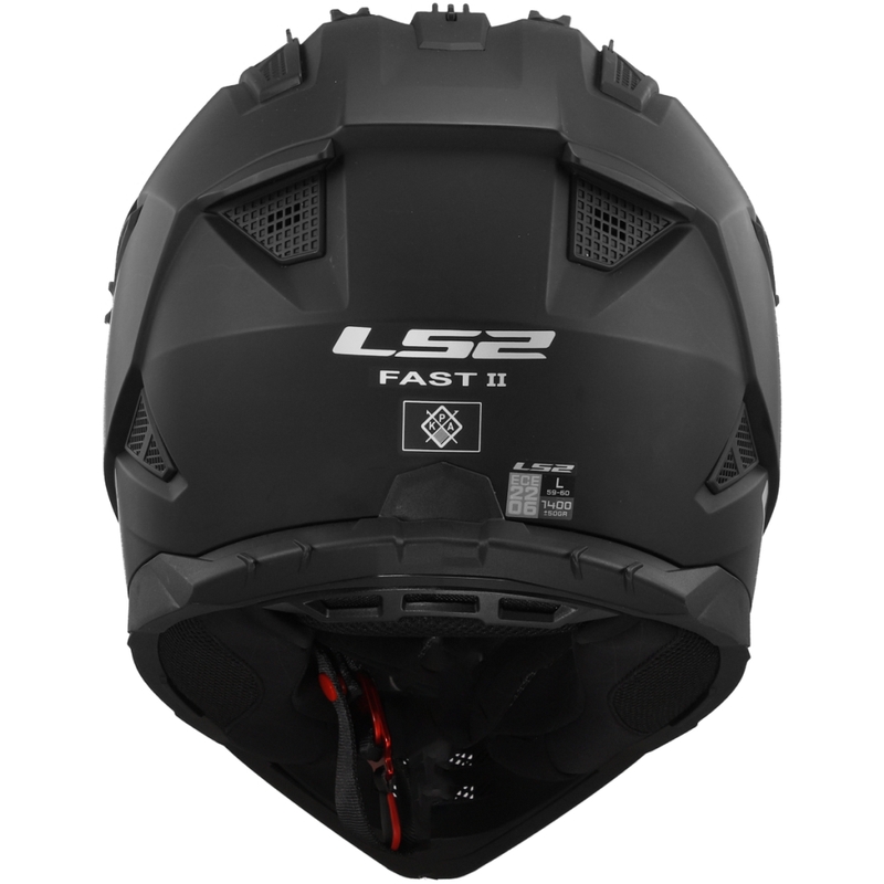 Κράνος Motocross LS2 MX708 Fast II Στερεό ματ μαύρο