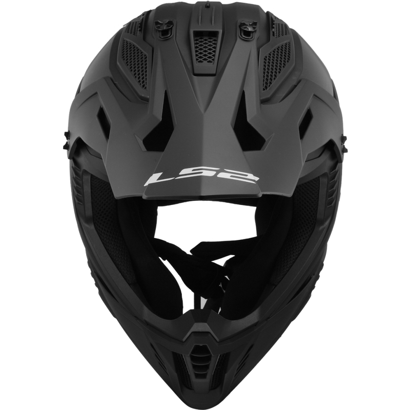 Κράνος Motocross LS2 MX708 Fast II Στερεό ματ μαύρο