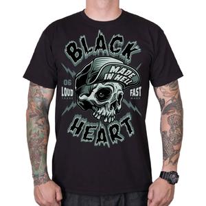 T-shirt Black Heart Spike μαύρο