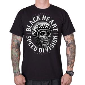 T-shirt Black Heart Speed Division μαύρο
