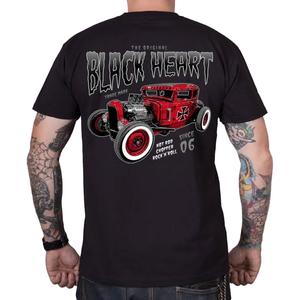 T-shirt Black Heart Red Baron μαύρο