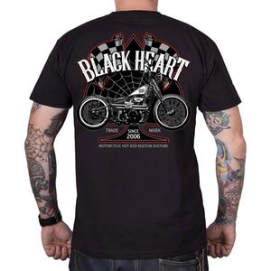 T-shirt Black Heart Chopper Race μαύρο