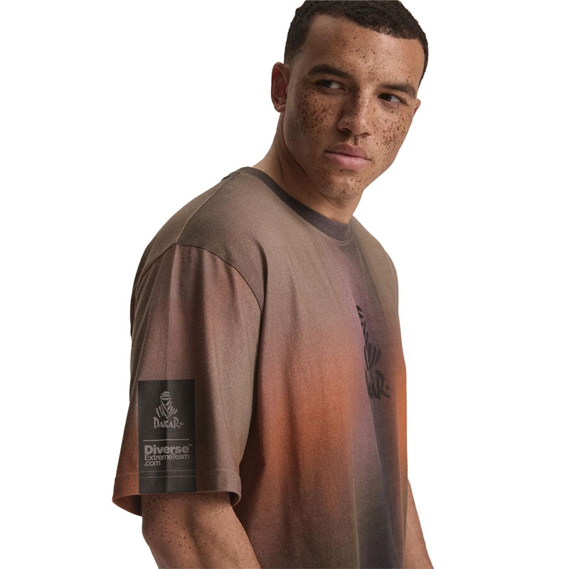 T-shirt Dakar DES 5 καφέ παραλλαγή