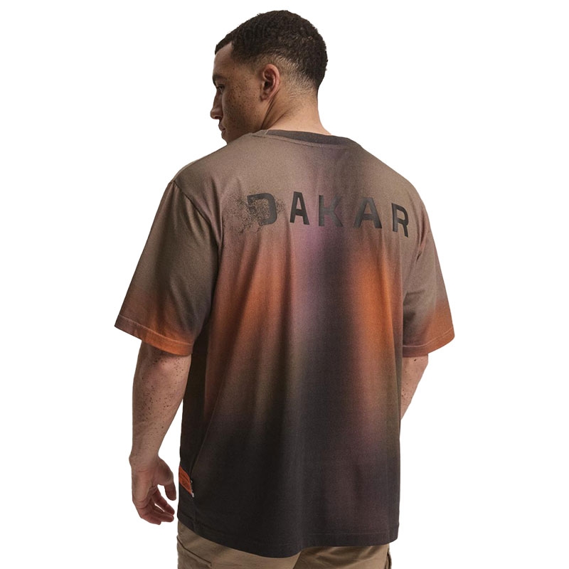 T-shirt Dakar DES 5 καφέ παραλλαγή
