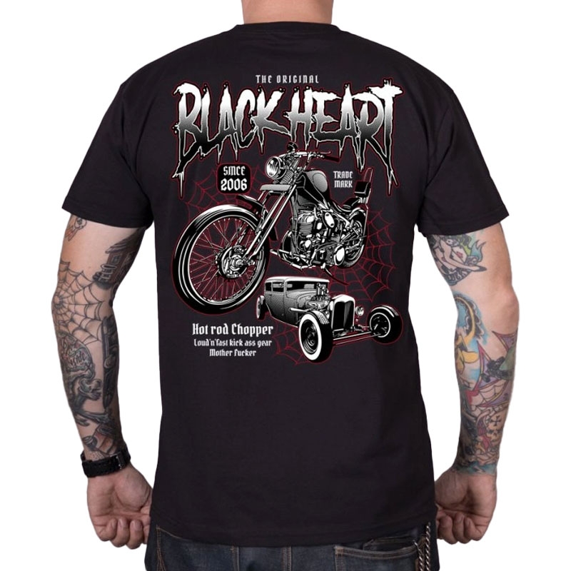 T-shirt Black Heart Machines μαύρο