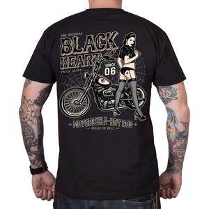 T-shirt Μαύρη καρδιά Chopper Pussy μαύρο