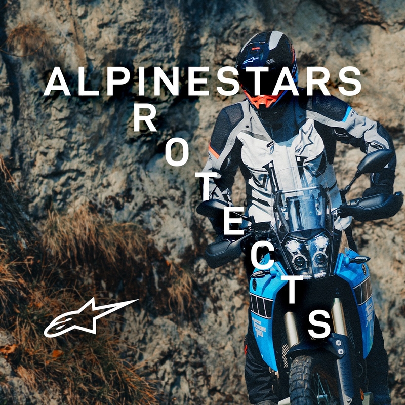Alpinestars Boulder Gore-Tex σκούρο μπλε-μαύρο μπουφάν μοτοσικλέτας