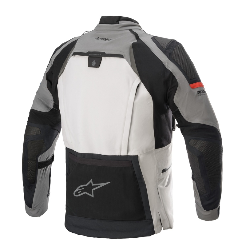 Alpinestars Boulder Gore-Tex γκρι σκούρο-ανοιχτό γκρι μπουφάν μοτοσικλέτας