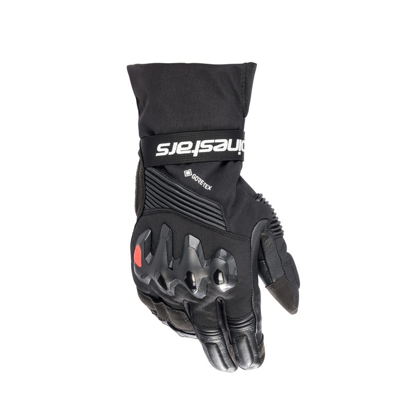 Alpinestars Boulder Gore-Tex Μαύρα γάντια μοτοσικλέτας