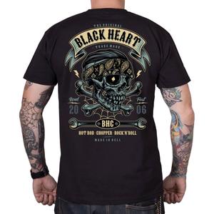 T-shirt Black Heart Bandana Boy μαύρο