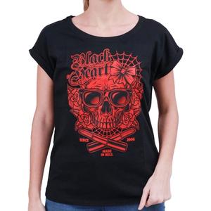 Γυναικείο T-shirt με μαύρη καρδιά Dead Beauty Ext μαύρο