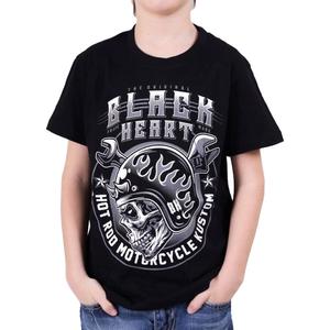 Παιδικό T-shirt Black Heart Boomer μαύρο