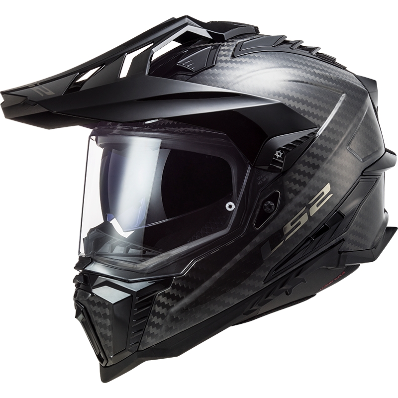Κράνος Enduro LS2 MX701 Explorer Carbon γυαλιστερό μαύρο