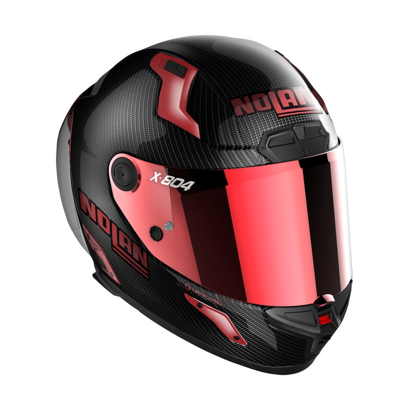 Nolan X-804 RS Ultra Carbon Iridium Edition Black-Red Integral κράνος μοτοσικλέτας